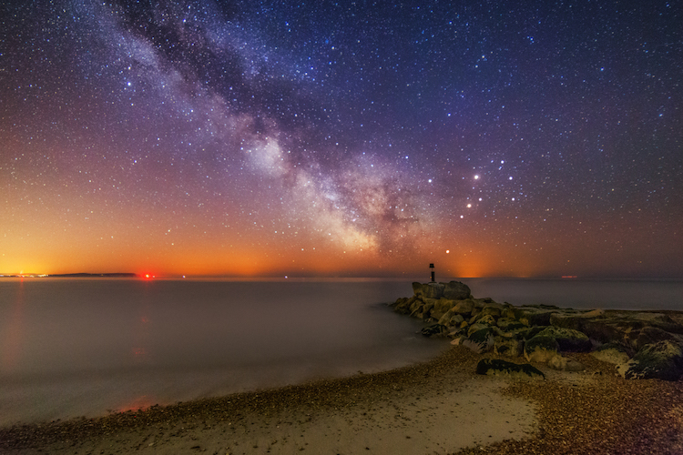 BOU - Gallery - Night sky from Hengistbury Head image credit Kevin Ferrioli